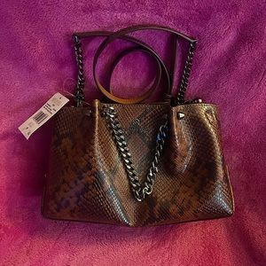 MK Zena Small Convertible Chain Messenger Bag